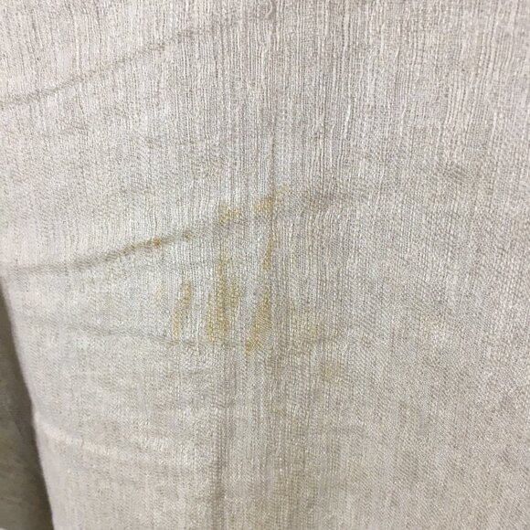 EILEEN FISHER Beige Italian Linen Cotton Blend Textured Pant - Picture 11 of 16